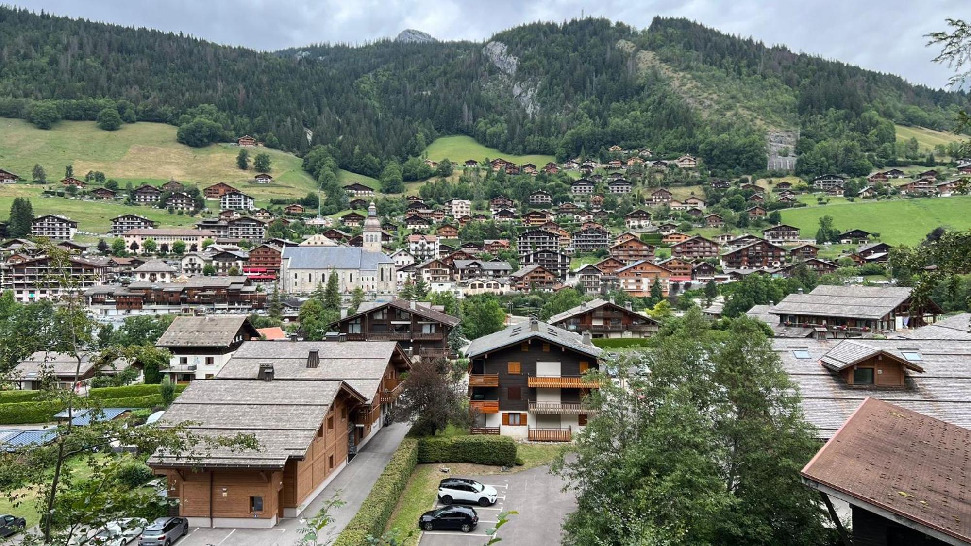 Appartement Cosy Face Aux Aravis Le Grand-Bornand Exteriör bild