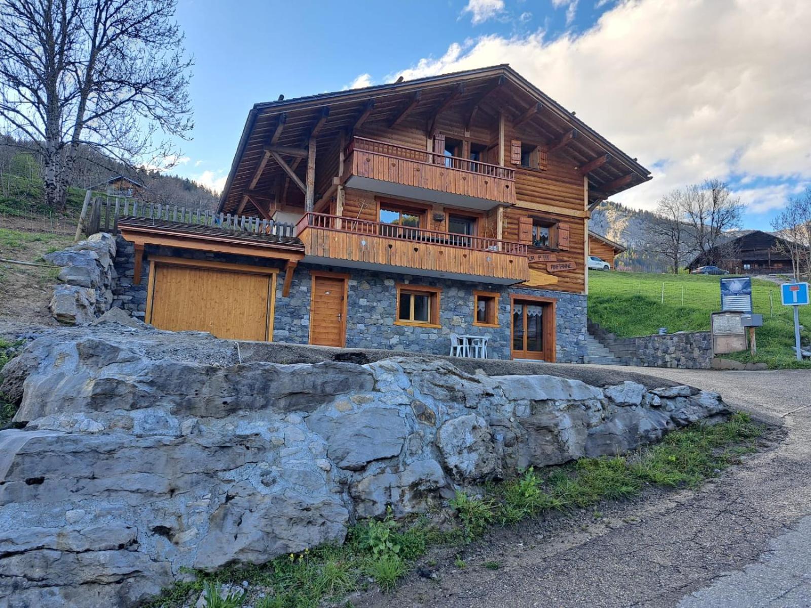 Appartement Cosy Face Aux Aravis Le Grand-Bornand Exteriör bild