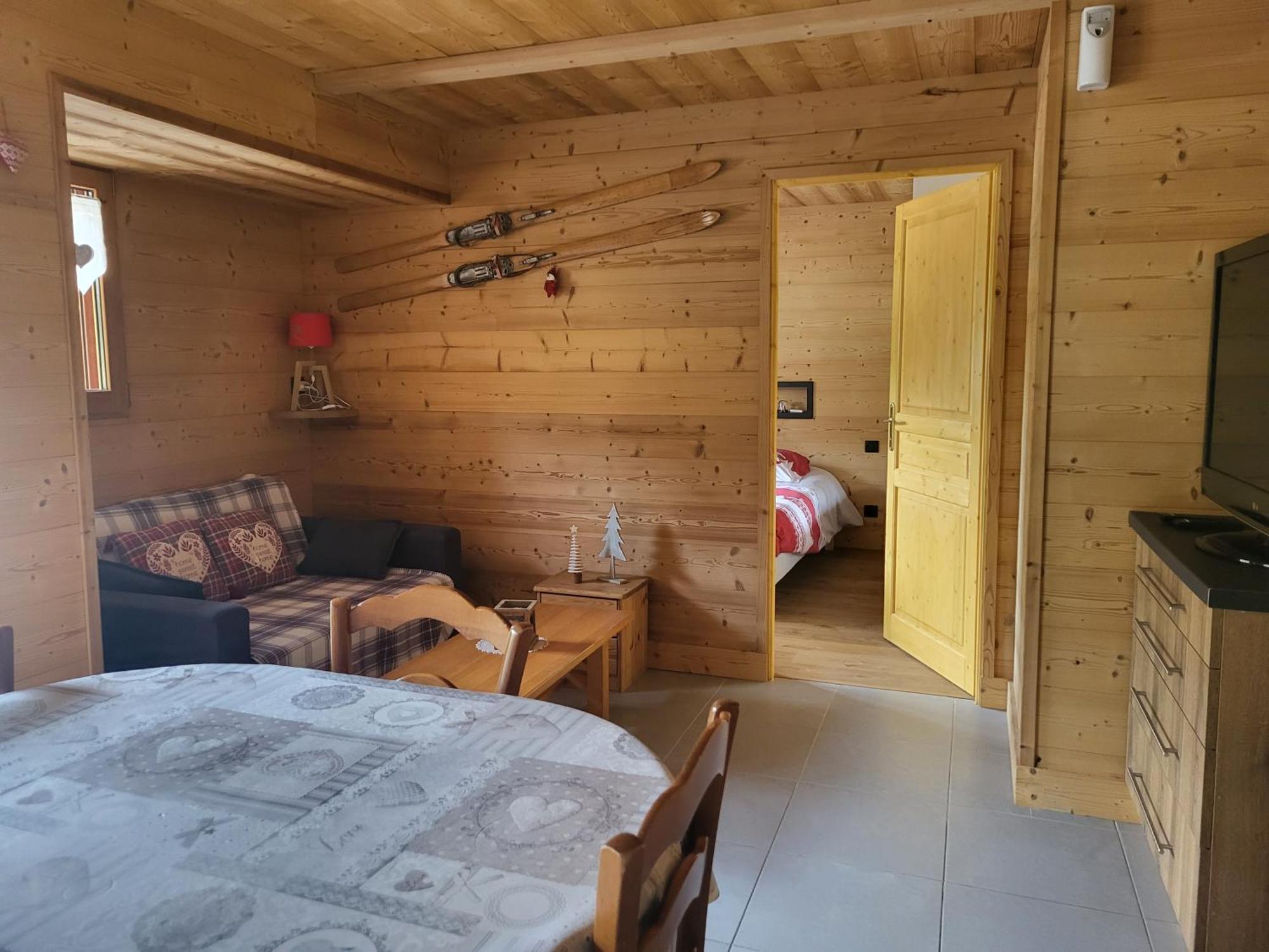 Appartement Cosy Face Aux Aravis Le Grand-Bornand Exteriör bild